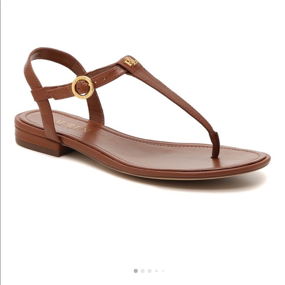 Ralph Lauren - Olivea Sandals, Polo Tan (Brown), Size 10, Never Used